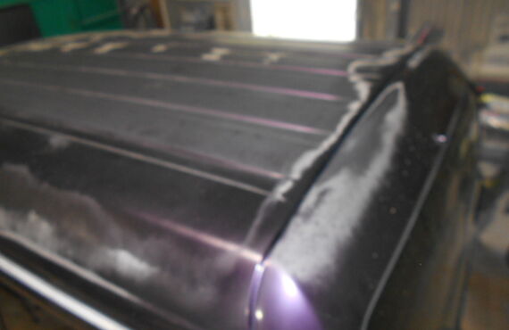 東広島市八より入庫のホンダバモス塗装劣化塗装修理の依頼を頂きました